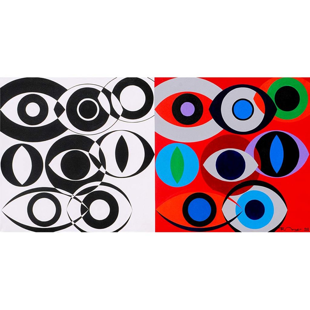 Yeux en ombre et lumière